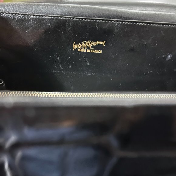 Saks Fifth Avenue Vintage 1960s Alligator Purse - Made in France - Picture 9 of 17
